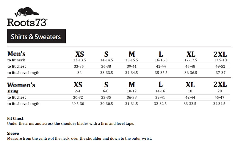 Canadian Pants Size Conversion Chart